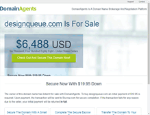 Tablet Screenshot of designqueue.com
